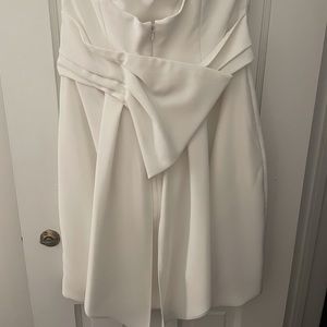 BHLDN Amy Kuschel white strapless dress 12